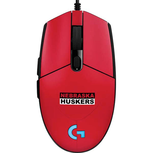 University of Nebraska Red Huskers G203 Prodigy RGB Wired Gaming Mouse Skin